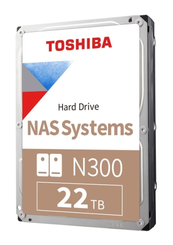 22TB TOSHIBA N300 RV 7200RPM 512MB HDWG62CUSZVA