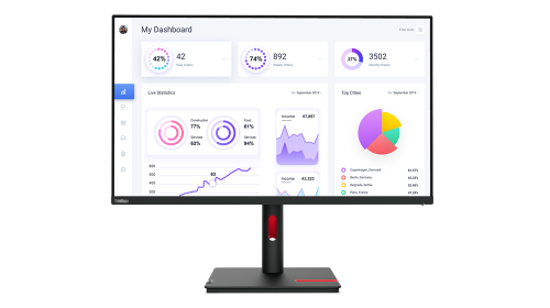 31.5 LENOVO T32p-30 63D2GAT1TK 4K (3840x2160) 4MS 60HZ HDMI+DP+USB-C 3.2 PİVOT