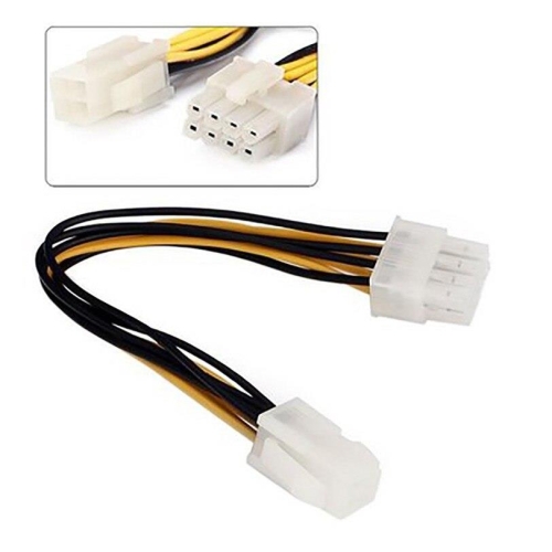 4 PİN TO 8 PiN GÜÇ ÇEVİRİCİ AL4261  POWER SUPPLY KABLOSU ÇEVİRİCİ