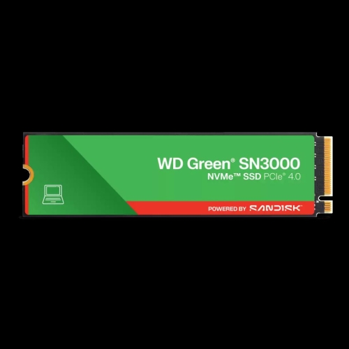500GB WD GREEN M.2 NVMe SN3000 5000/4000MB/s WDS500G5G0E SSD