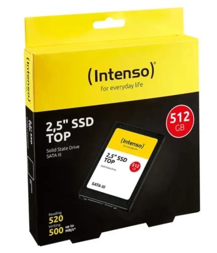 INTENSO 3812450 512GB SSD 2.5" SATA3 SSD (520MB-500MB)