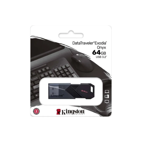 Kingston 64 GB Exodia Onyx USB 3.2 DTXON/64GB USB Bellek