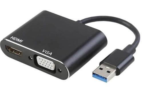 ALFAIS 4769 USB 3.0 TO HDMI VGA 1080P MONİTÖR GENİŞLETİCİ DÖNÜŞTÜRÜCÜ ADAPTÖR