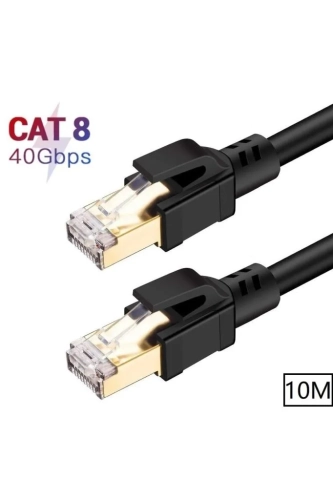 Alfais 5217 Cat8 10M 40Gbps S/ftp 2000MHz Yüksek Hızlı İnternet Kablosu