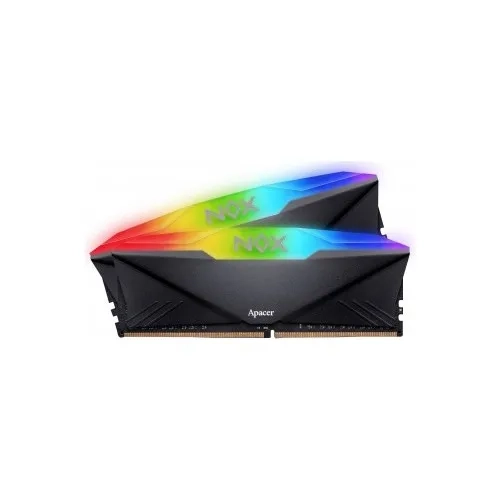 Apacer NOX RGB AURA Black 8GB 3200Mhz CL16 DDR4 Gaming Ram (AH4U08G32C28YNBAA-1)