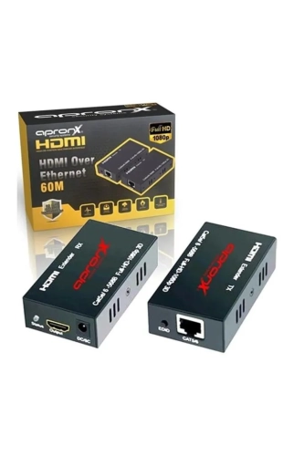 Apronx APX-60M Cat5e/Cat6 60metre Full Hd 1080P HDMI Extender