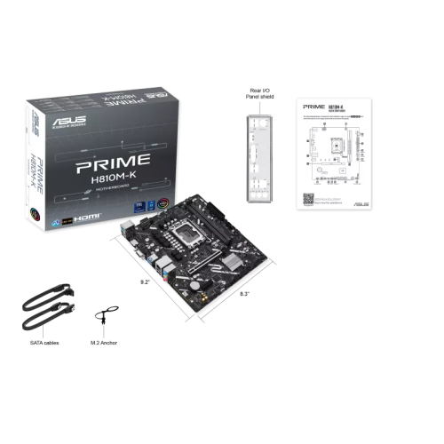 ASUS PRIME H810M-K INTEL H810 LGA1851 DDR5 ANAKART