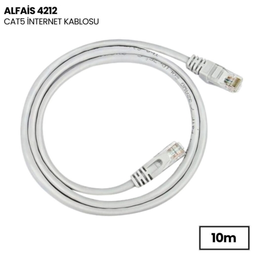 CAT5 KABLOSU ETHERNET İNTERNET 10 METRE 4212