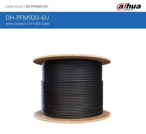 DAHUA DH-PFM920-6UN UTP DIŞ ORTAM CAT6 BAKIR KABLO (PE)
