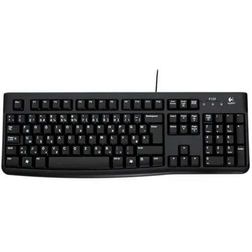 LOGITECH K120 F TR USB KABLOLU KLAVYE SIYAH (920-004163)
