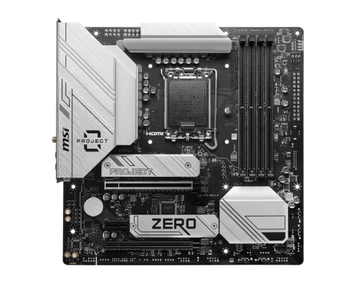 MSI B760M PROJECT ZERO DDR5 7800MHZ MATX 1700p