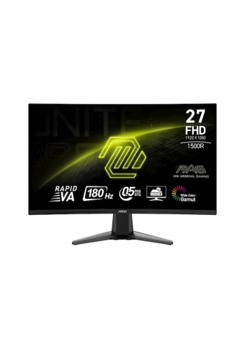 MSI MAG 27C6F 27" 0.5MS FHD 180HZ HDMI DP CURVED GAMING MONITOR