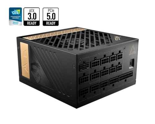 MSI MEG AI1300P PCIE5 1300W 80+ PLATINUM PSU