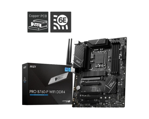 MSI PRO B760-P WIFI DDR4 5333MHZ(OC) DDR4 HDMI DP M.2 1700p