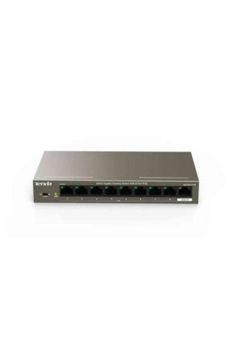 TENDA 8port 102w FULL PoE TEG1109P-8-102W GIGABIT Yönetilemez Switch Masaüstü