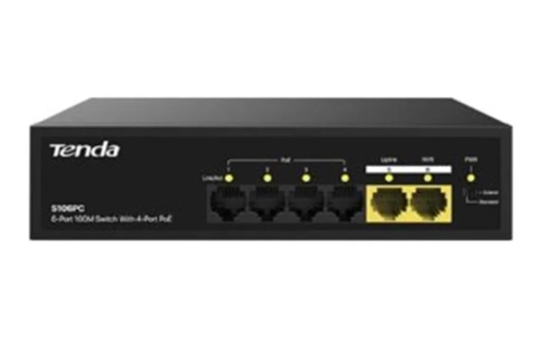 TENDA S106PC 6 PORT 10/100 POE SWITCH