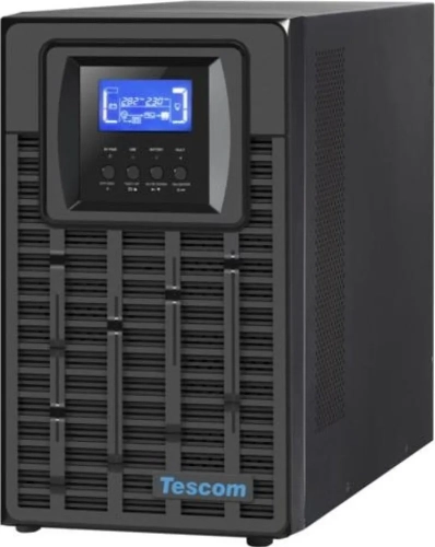 TESCOM TEOS+ 103 3 KVA (6X12V/7AH) 1F/1F LCD ONLINE UPS -900040342