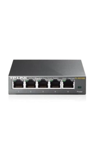 TP-LINK TL-SG105E 5 PORT 10/100/1000 MBPS EASY SMART SWITCH ÇELİK KASA