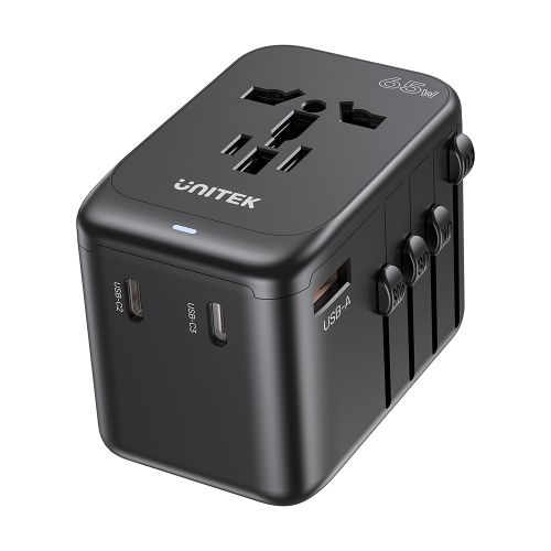 Unitek 65W Universal Travel Adaptör (P1122ABK)