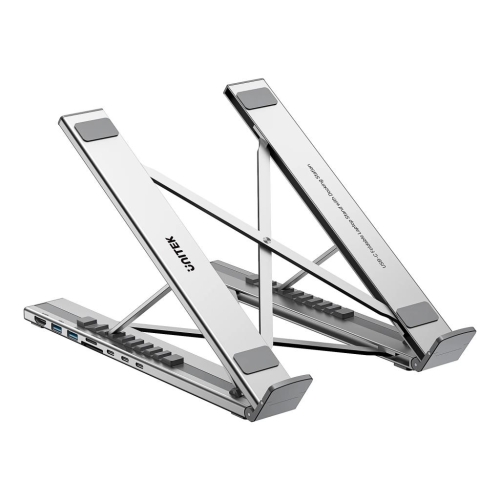 UNITEK KATLANABİLİR NOTEBOOK STANDI VE DOCKING STATION (D1137AGY01)