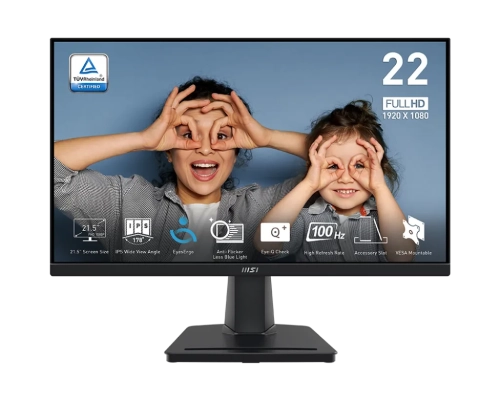 21.5 MSI PRO MP225 1MS 100HZ FHD IPS HDMI D-SUB