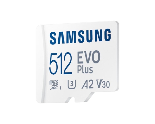 512GB SAMSUNG EVO PLUS MICROSDXC UHS-I U3 V30 A2 160MB/s MB-MC512SA/TR