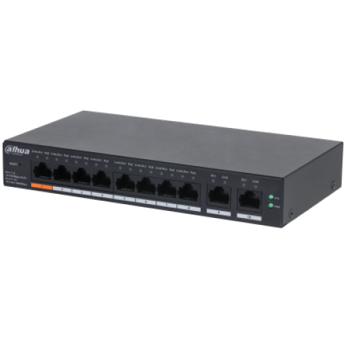 DAHUA CS4010-8ET-60 8XFE- 2XGE YÖNETİLEBİLİR 60W POE SWITCH
