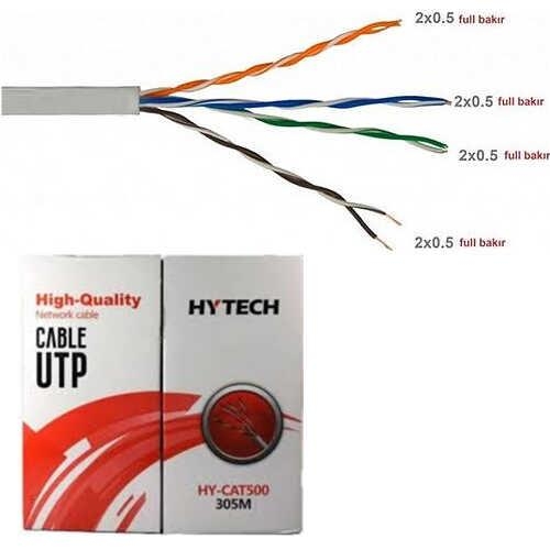 HYTECH HY-CAT600 305 MT UTP CAT6 GRI
