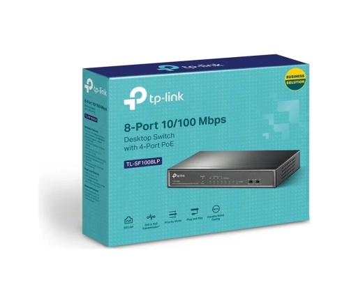 TP-LINK TL-SF1008LP 8 PORT 10/100 SWITCH+4 POE 4UP